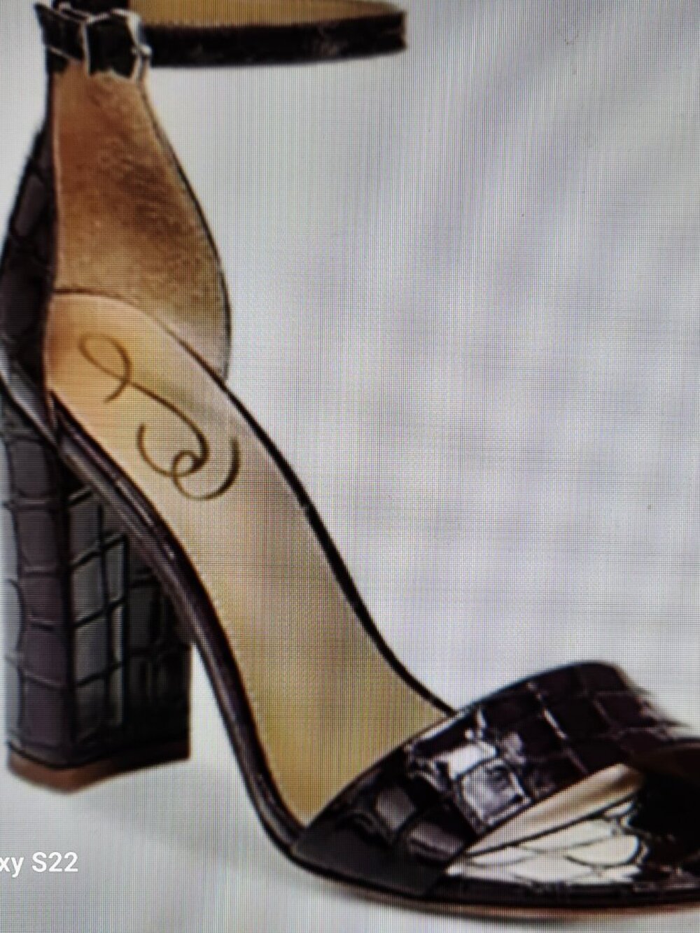 Sam Edelman Yaro Leather Block Heeled Sandals. Eggplant. NWT. Size 5.5